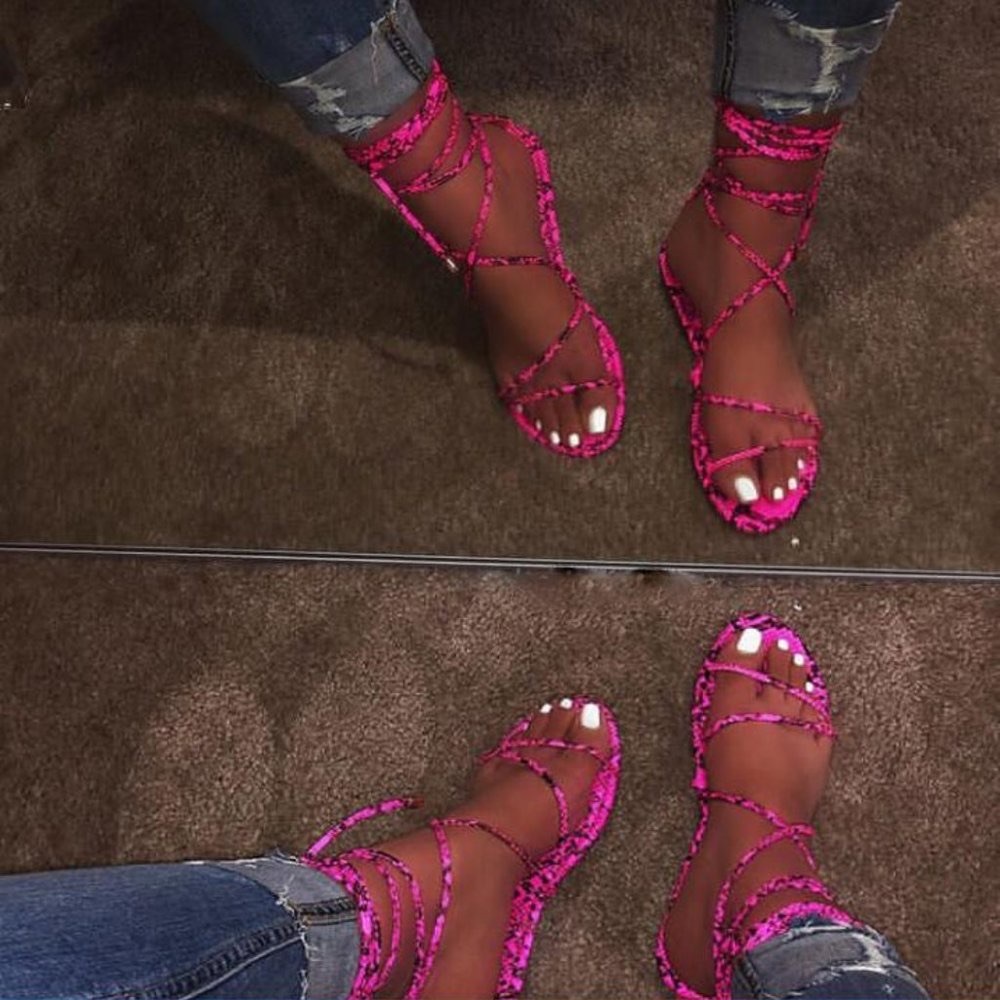 Lace Up Sandal